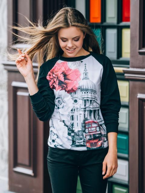 Женский свитшот Женский свитшот - dressa.com.ua