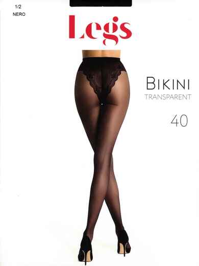 Колготки Legs Bikini 40 den Nero 43626, фото 1