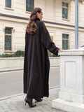 Вязаный костюм коричневого цвета с платьем 76209, фото 4