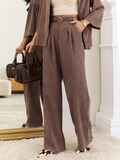 Классические брюки коричневого цвета 73620, фото 5