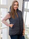 Жилет з каптуром та кишенями сірий 76229, фото 7